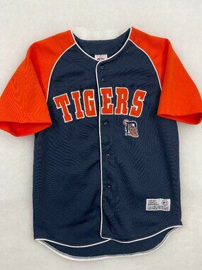 Detroit Tigers Ordonez True Fan Baseball Stitched Jersey Boys Youth Large 12-14